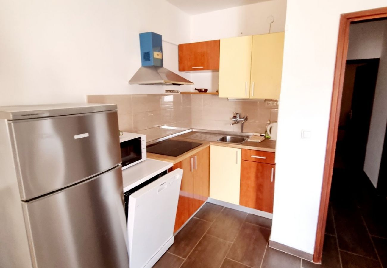 Apartament w Baška - Ferienwohnung in Baška mit Meerblick, Terrasse, Klimaanlage, W-LAN (3494-4)