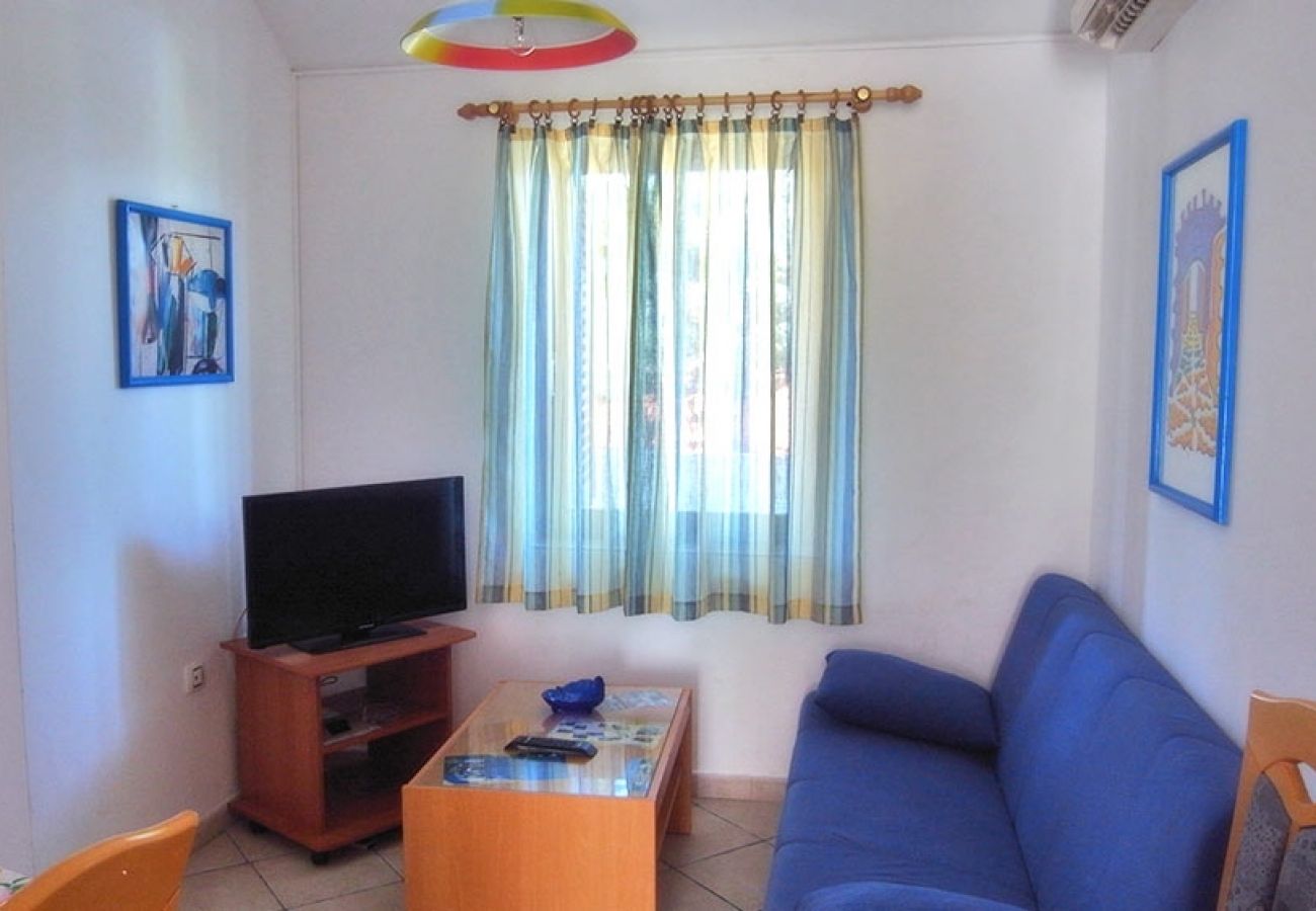 Apartament w Baška - Ferienwohnung in Baška mit Meerblick, Terrasse, Klimaanlage, W-LAN (3494-6)