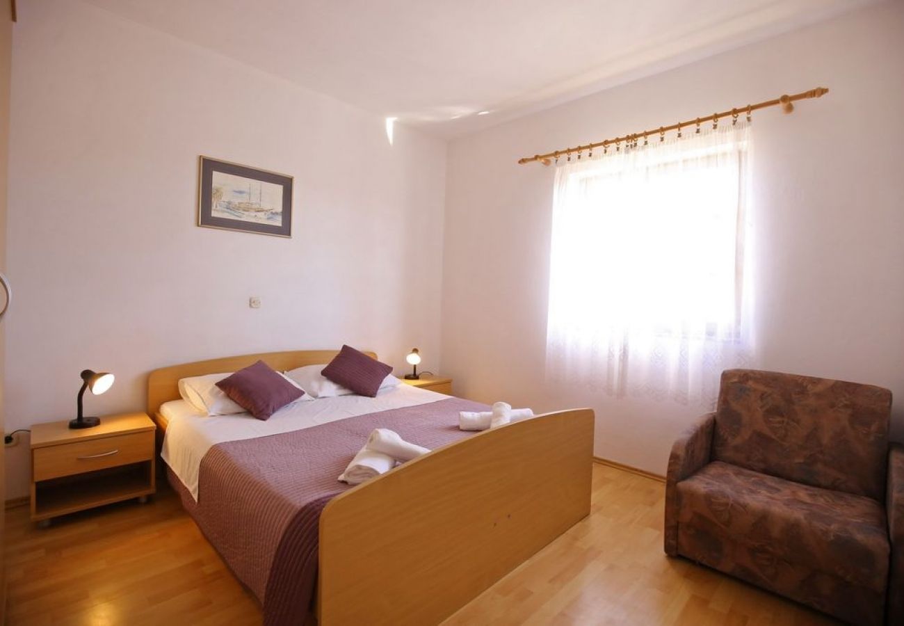 Apartament w Privlaka - Apartament w Privlaka z Widok na morze, balkon, Klimatyzacja, WIFI (3598-4)