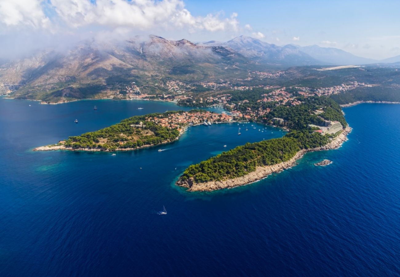 Dom w Cavtat - Domek wypoczynkowy w Cavtat z Widok na morze, taras, Klimatyzacja, WIFI (3612-1)