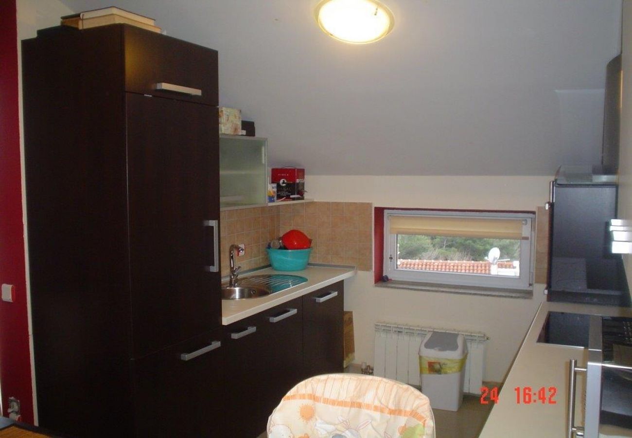 Apartament w Omišalj - Apartament w Omišalj z Widok na morze, taras, Klimatyzacja, WIFI (3623-4)