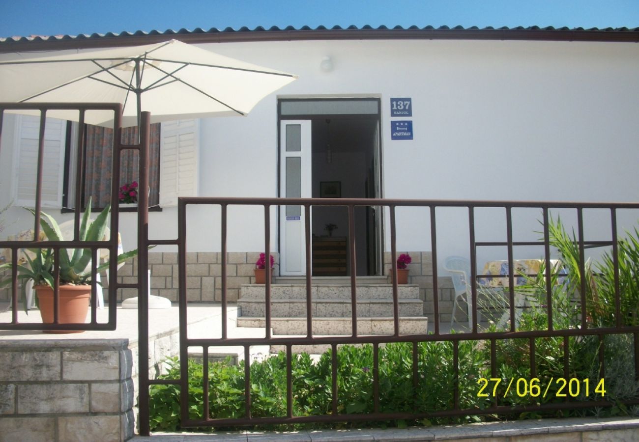 Apartament w Banjol - Apartament w Banjol z Widok na morze, taras, Klimatyzacja, WIFI (3803-1)