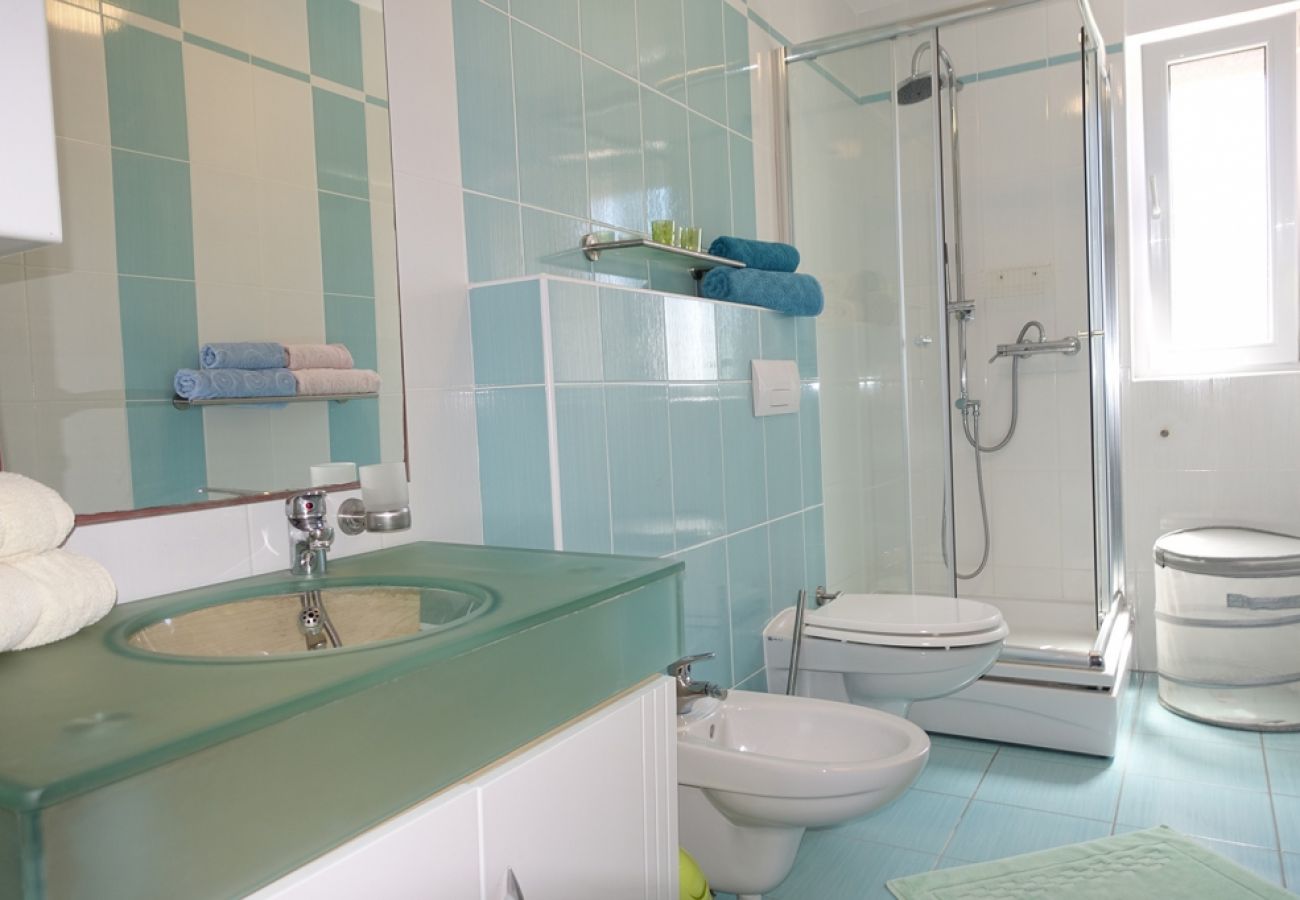 Apartament w Nin - Apartament w Zaton (Zadar) z Widok na morze, taras, Klimatyzacja, WIFI (3796-1)