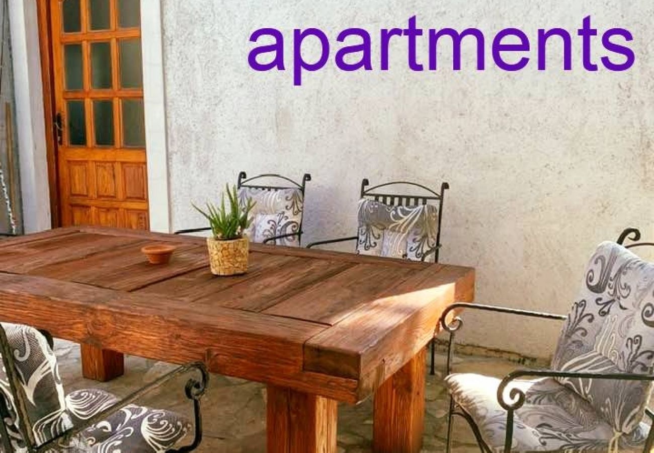 Apartament w Donji Karin - Apartament w Karin Gornji z Widok na morze, balkon, Klimatyzacja, WIFI (4207-1)