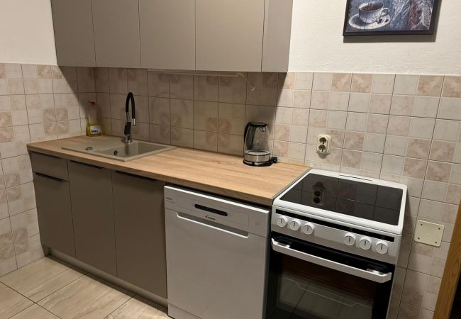 Apartament w Seline - Apartament w Seline z widokiem na morze, tarasem, W-LAN, pralką (4209-2) Apartament w Seline - Apartament w Seline z widokiem na morze, tarasem, W-LAN, pralką (4209-2)
