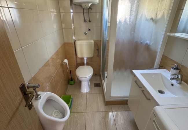 Apartament w Seline - Apartament w Seline z widokiem na morze, tarasem, W-LAN, pralką (4209-2) Apartament w Seline - Apartament w Seline z widokiem na morze, tarasem, W-LAN, pralką (4209-2)