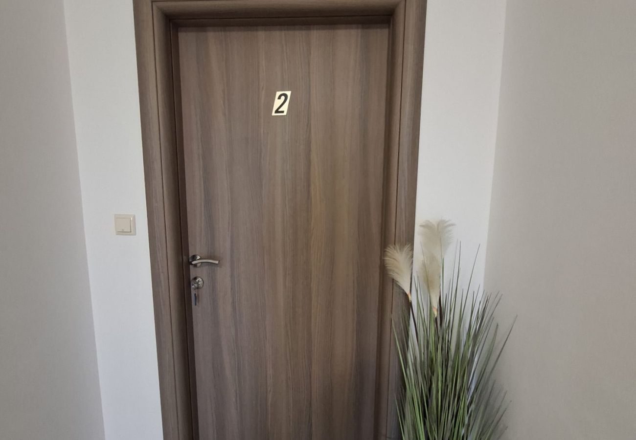 Apartament w Vrsi - Apartament w Vrsi z balkon, Klimatyzacja, WIFI (4494-2)