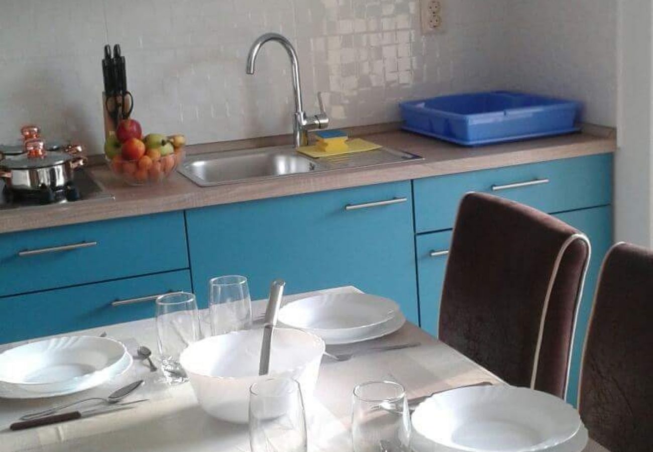 Apartament w Vrsi - Apartament w Vrsi z balkon, Klimatyzacja, WIFI (4494-1)