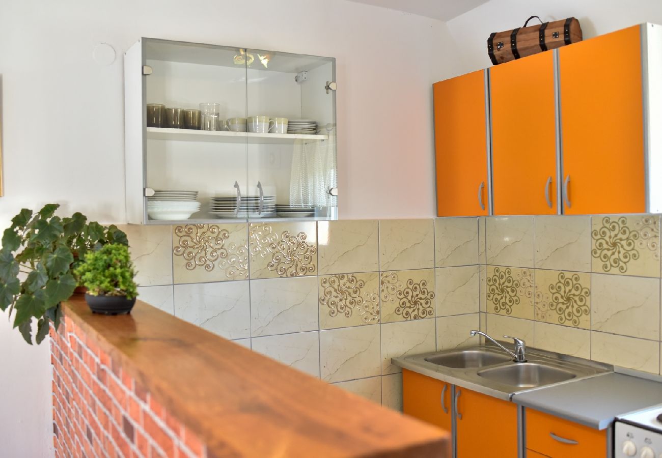 Apartament w Vir - Apartament w Vir z taras, Klimatyzacja, WIFI (4592-1)