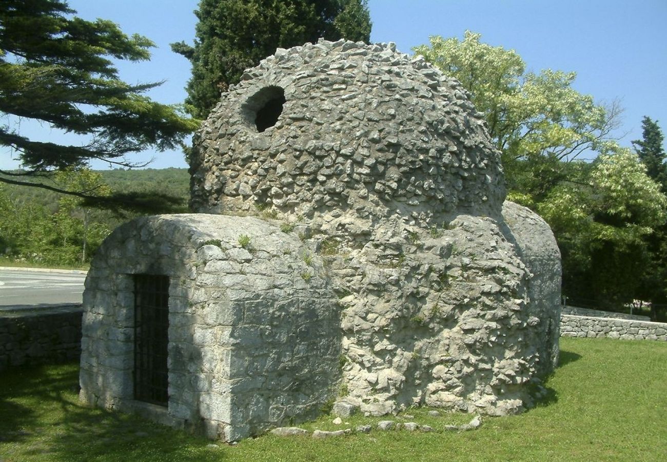 Dom w Vrbnik - Domek wypoczynkowy w Vrbnik z taras, Klimatyzacja, WIFI, Pralka (4770-1)