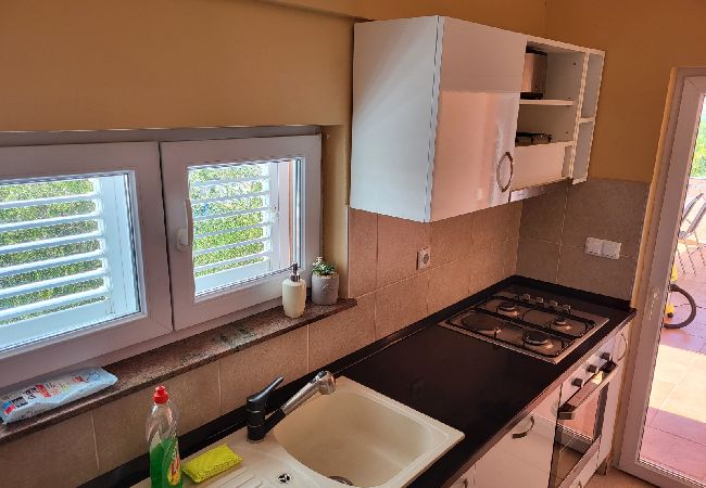 Apartament w Vrsi - Apartament w Vrsi z Widok na morze, taras, Klimatyzacja, WIFI (4836-2) Apartament w Vrsi - Apartament w Vrsi z Widok na morze, taras, Klimatyzacja, WIFI (4836-2)