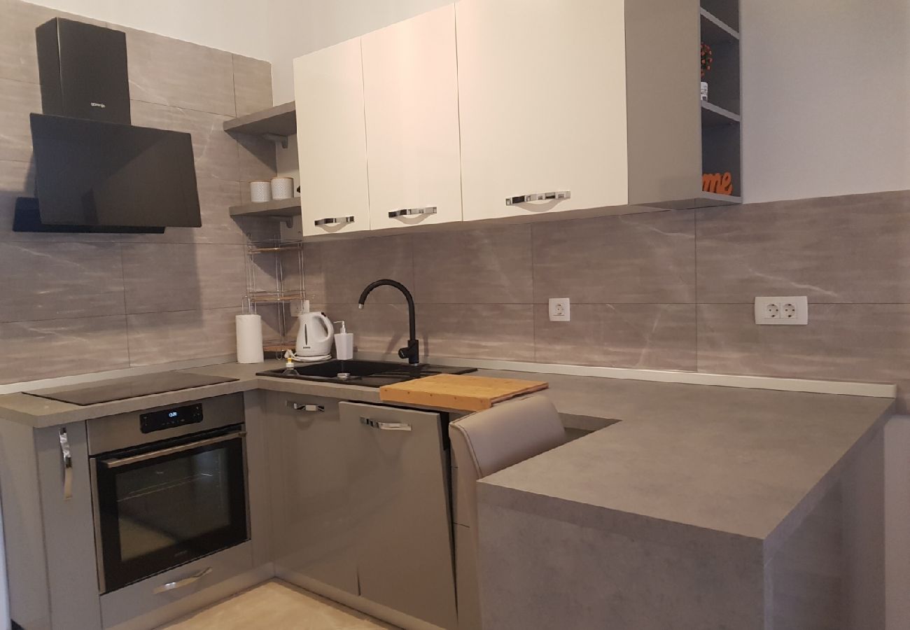 Apartament w Baška - Apartament w Baška z taras, Klimatyzacja, WIFI (4863-1)