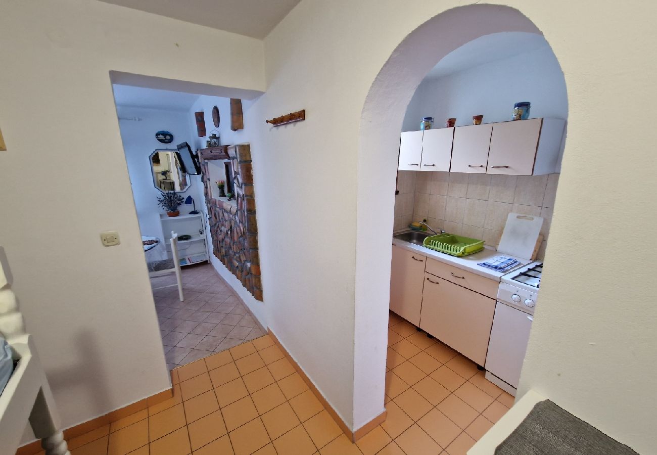 Apartament w Icici - Apartament w Ičići z Widok na morze, taras, WIFI (4870-1)