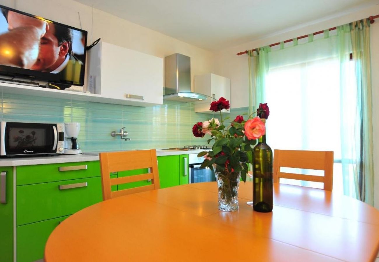 Apartament w Nin - Apartament w Nin z Widok na morze, taras, Klimatyzacja, WIFI (4868-2)