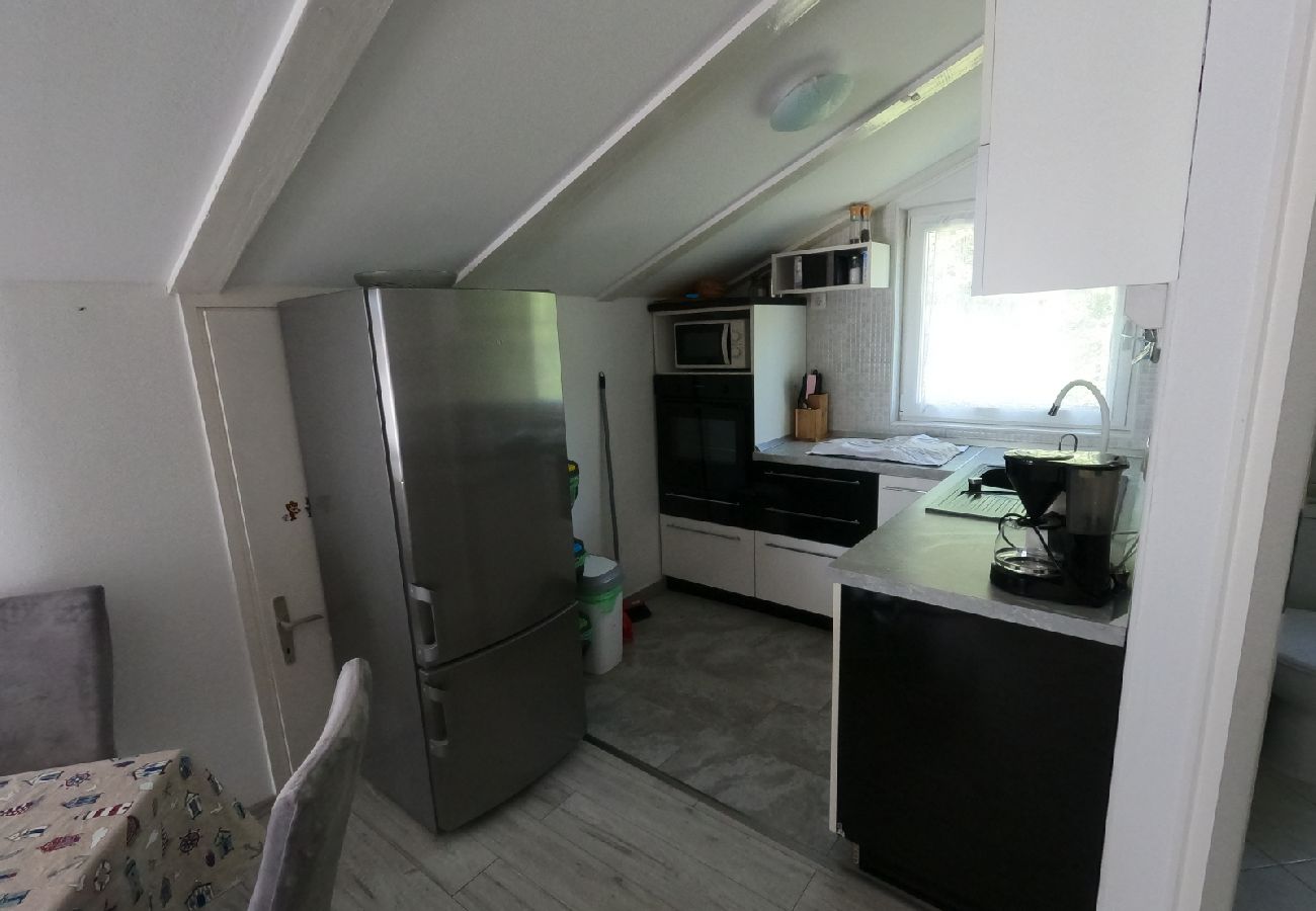 Apartament w Supetarska Draga - Apartament w Supetarska Draga z Widok na morze, balkon, Klimatyzacja, WIFI (4861-1)