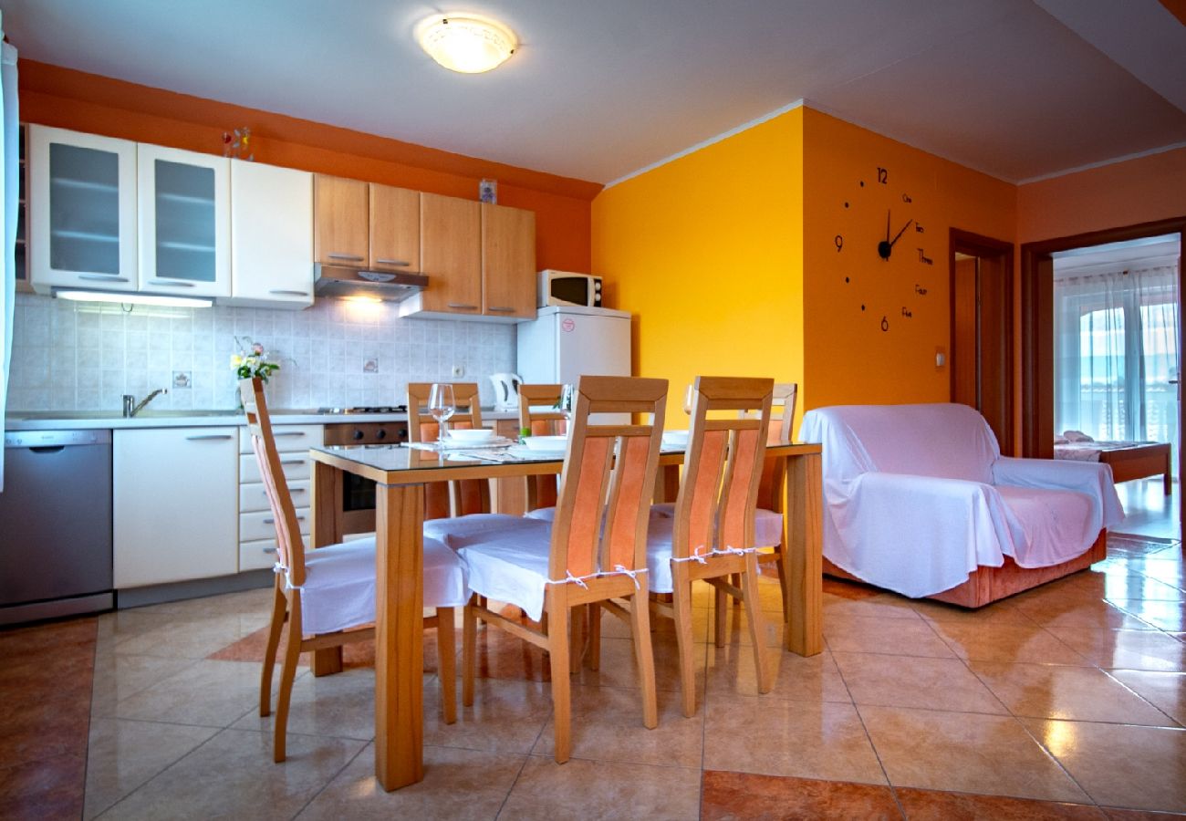 Apartament w Lopar - Apartament w Lopar z balkon, Klimatyzacja, WIFI, Pralka (4886-4)