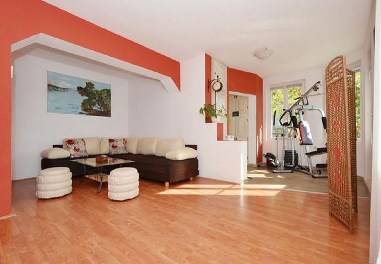 Apartament w Trogir - Apartament w Trogir z Widok na morze, taras, Klimatyzacja, WIFI (5065-1)