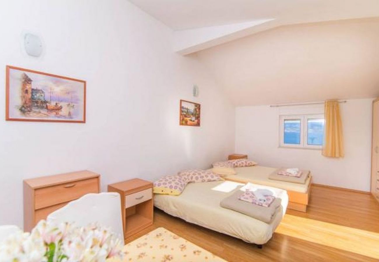 Studio w Dugi Rat - Apartament Studio w Dugi Rat z Widok na morze, taras, Klimatyzacja, WIFI (5113-1)