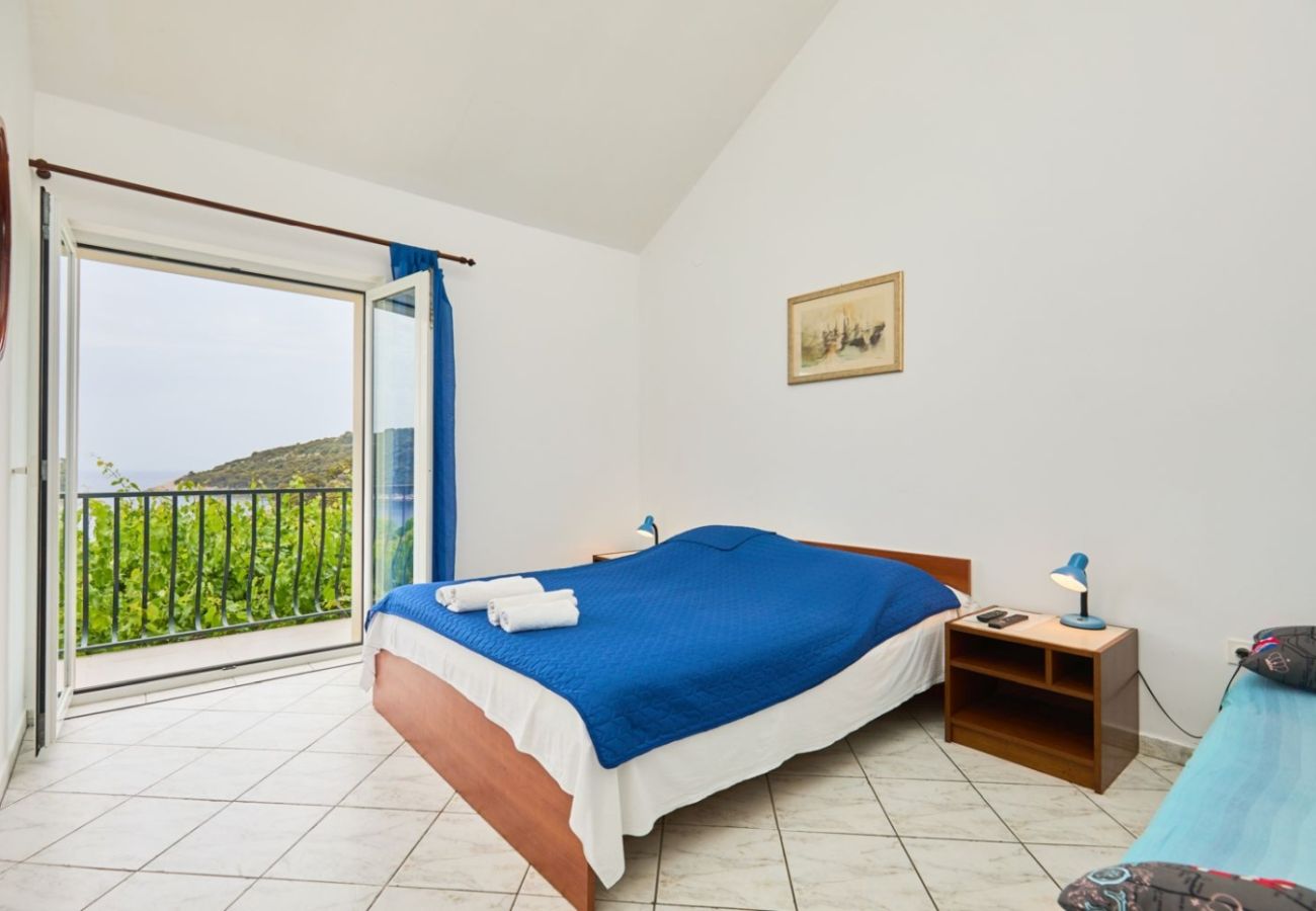 Apartament w Saplunara - Apartament w Saplunara z Widok na morze, balkon, Klimatyzacja, WIFI (5197-2)
