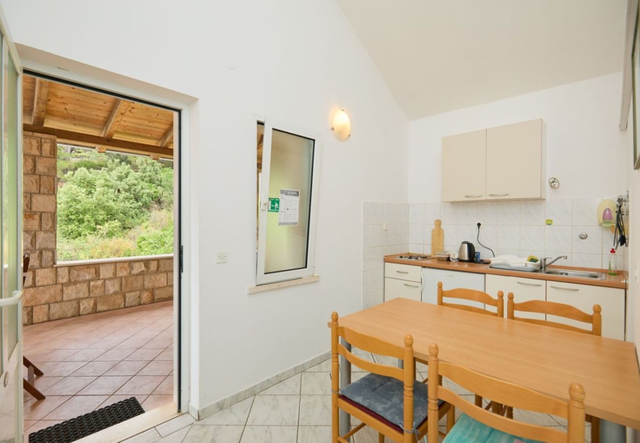 Apartament w Saplunara - Apartament w Saplunara z Widok na morze, balkon, Klimatyzacja, WIFI (5197-2)