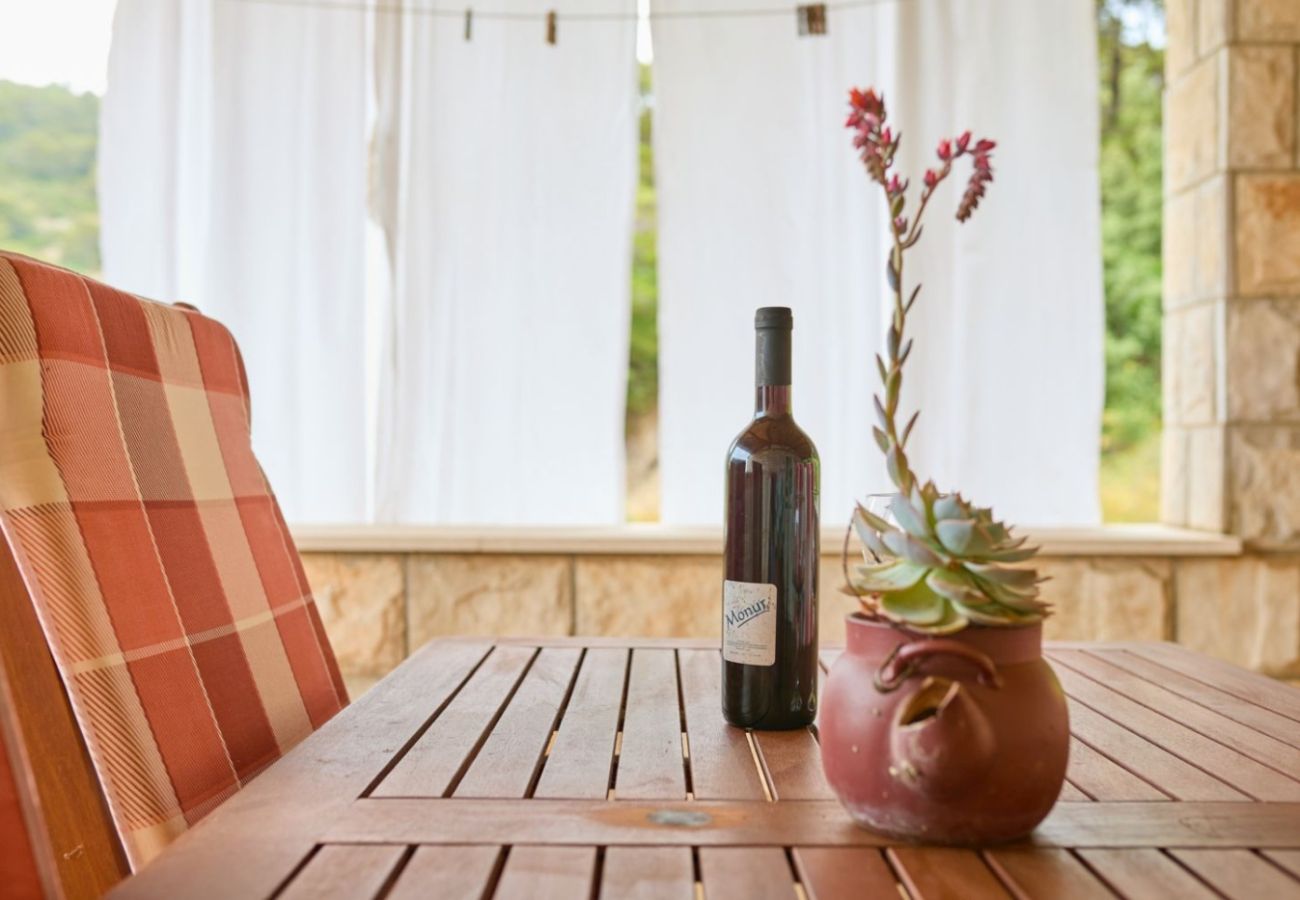 Apartament w Saplunara - Apartament w Saplunara z Widok na morze, balkon, Klimatyzacja, WIFI (5197-2)