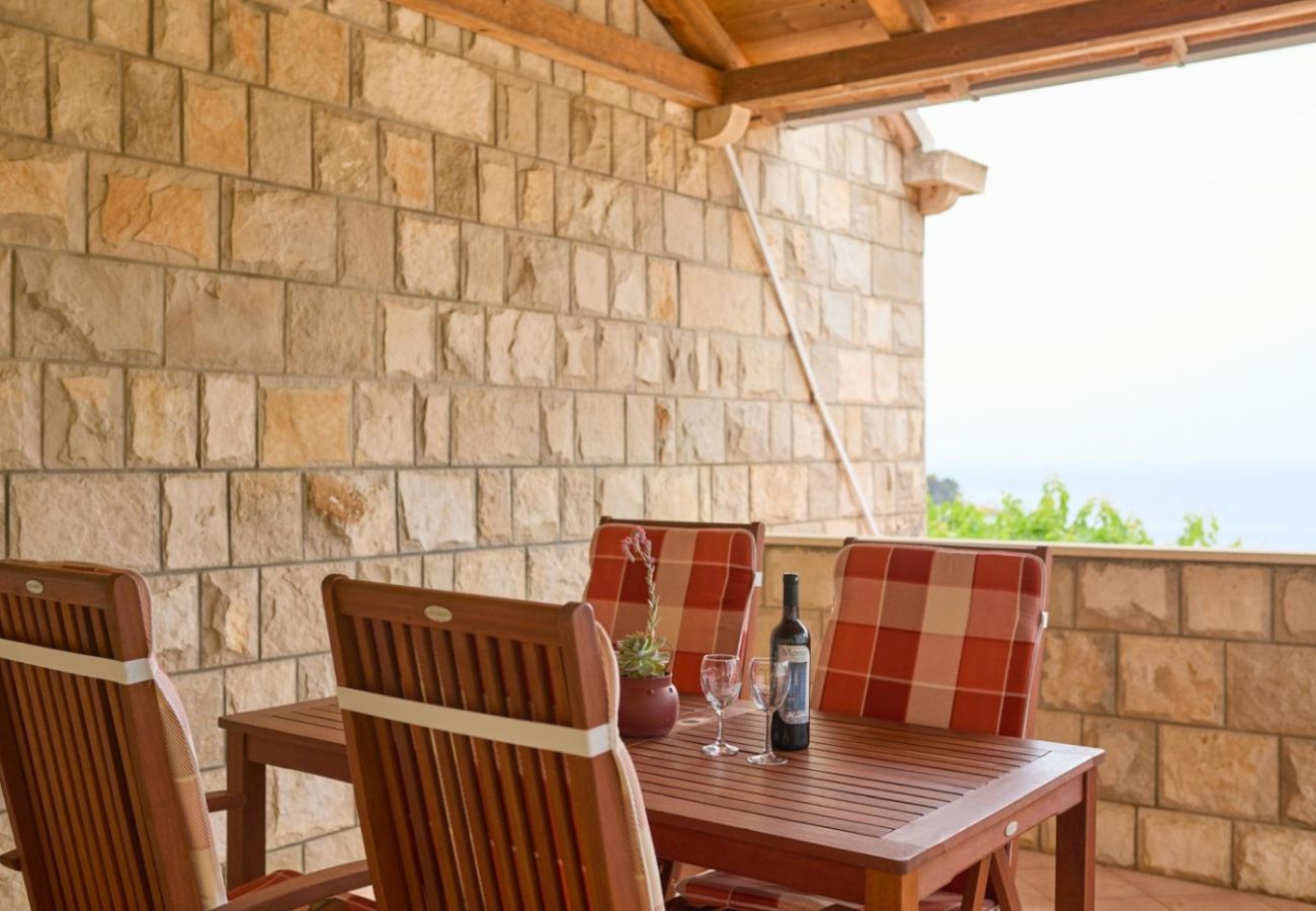 Apartament w Saplunara - Apartament w Saplunara z Widok na morze, balkon, Klimatyzacja, WIFI (5197-2)