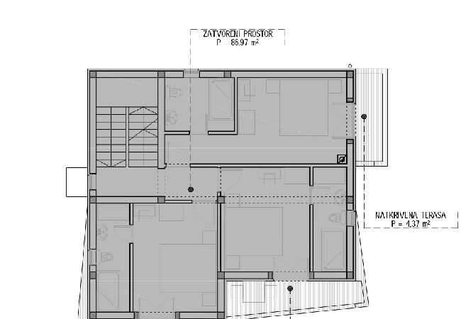 Dom w Bibinje - Domek wypoczynkowy w Bibinje z Widok na morze, balkon, Klimatyzacja, WIFI (5201-1) Dom w Bibinje - Domek wypoczynkowy w Bibinje z Widok na morze, balkon, Klimatyzacja, WIFI (5201-1)