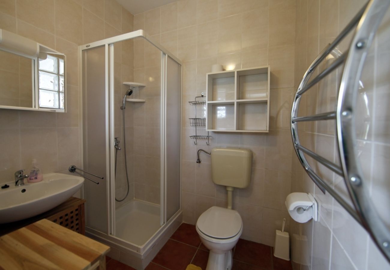 Studio w Lopar - Apartament Studio w Lopar z Widok na morze, balkon, Klimatyzacja, WIFI (4855-4)