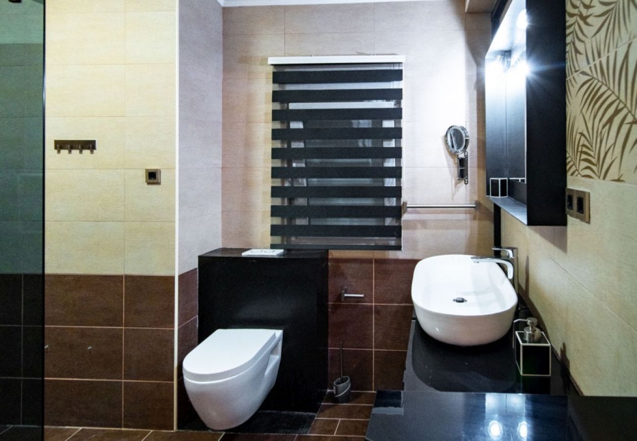 Apartament w Lopar - Apartament wakacyjny w Lopar z tarasem, klimatyzacją, Wi-Fi i widokiem na morze (4738-7)