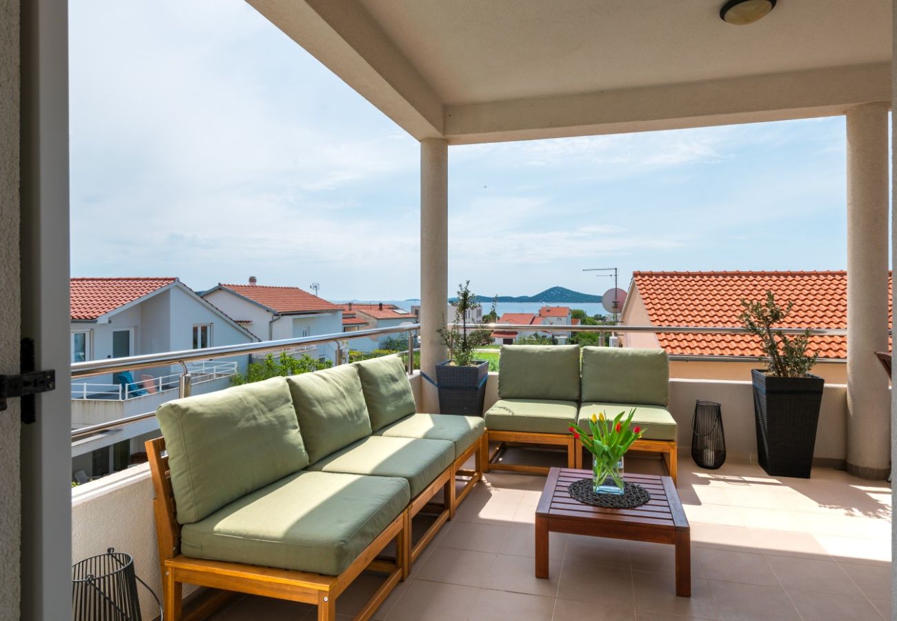 Апартаменты на Vodice - Apartment in Vodice with Seaview, Terrace, Air condition, WIFI (94-9)