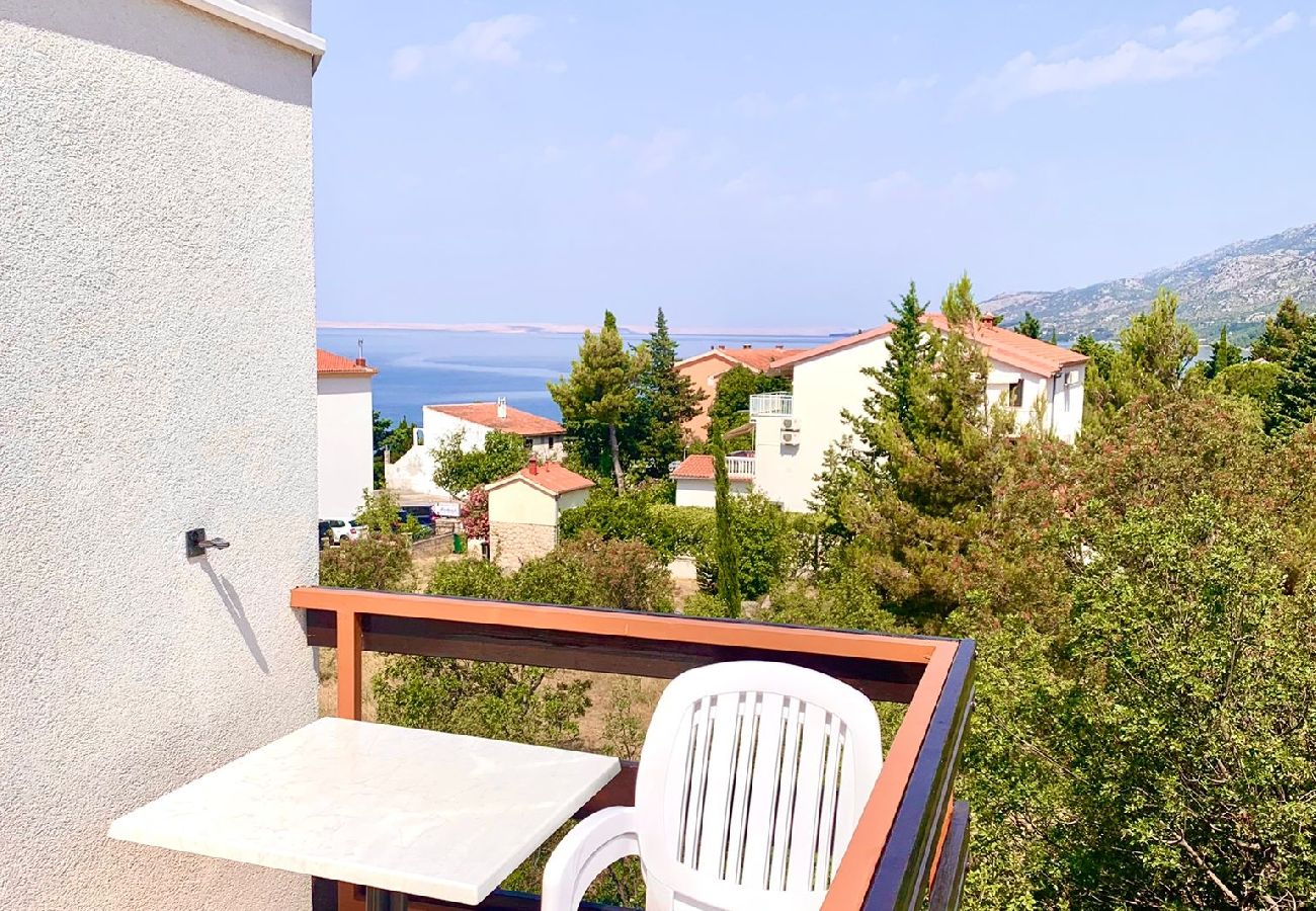 Rent by room на Starigrad - Комната в Стариград Пакленица c терраса, Спутниковое / кабельное телевидение, WIFI (627-6)