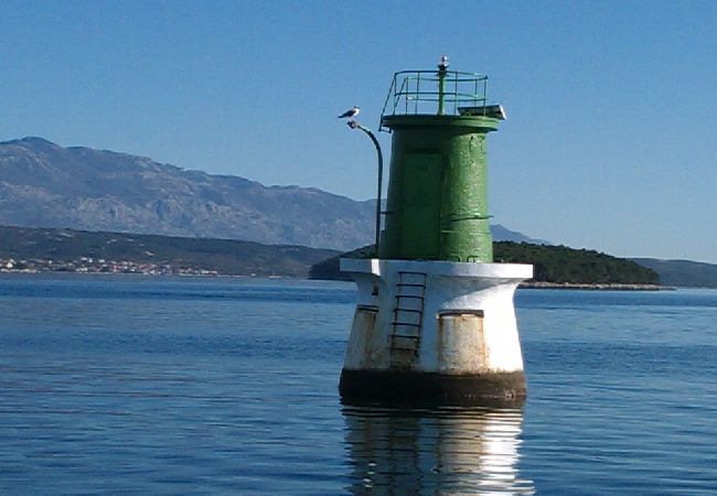 Апартаменты на Rab - Aпартамент в Раб c Вид на море, балкон, WIFI, Балкон / Терраса (3728-1) Апартаменты на Rab - Aпартамент в Раб c Вид на море, балкон, WIFI, Балкон / Терраса (3728-1)