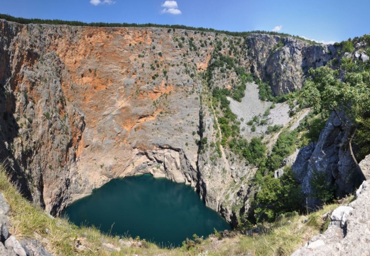 Квартира-студия на Podgora - студио Апартамент в Подгора c терраса, Спутниковое / кабельное телевидение, WIFI (4492-2)