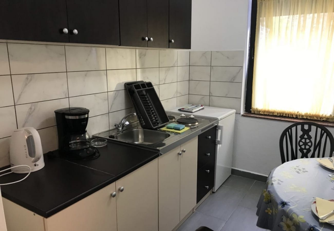 Апартаменты на Lopar - Ferienwohnung in Lopar mit Meerblick, Terrasse, Klimaanlage, W-LAN (4607-3)