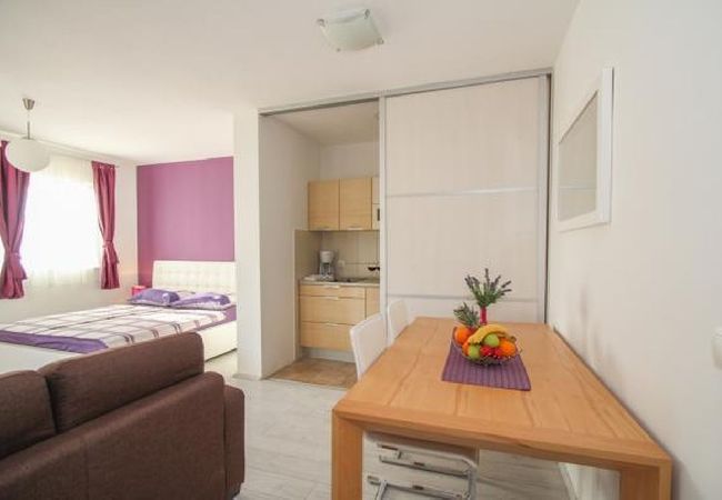 Квартира-студия на Okrug Gornji - студио Апартамент в Округ Горњи c терраса, Спутниковое / кабельное телевидение, WIFI, Балкон / Терраса (5051-1) Квартира-студия на Okrug Gornji - студио Апартамент в Округ Горњи c терраса, Спутниковое / кабельное телевидение, WIFI, Балкон / Терраса (5051-1)