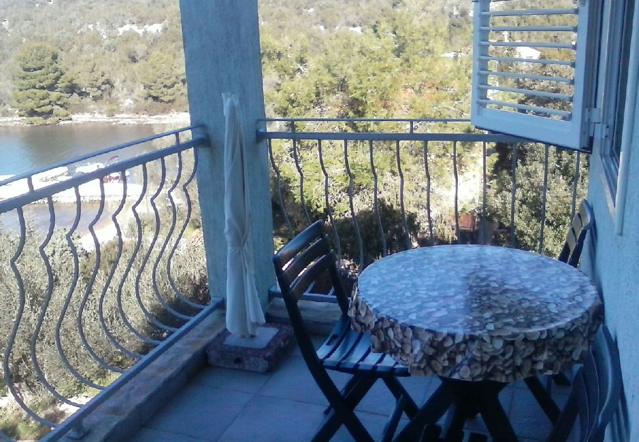 Rent by room на Luka - Zimmer in Luka mit Meerblick, Balkon, Klimaanlage, W-LAN (4659-3)