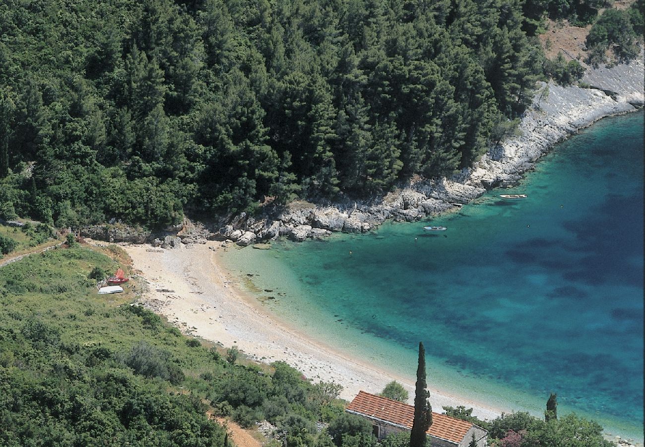 Ferienhaus in Vela Luka - Ferienhaus in Tri Porte (Potirna) mit Meerblick, Terrasse, Klimaanlage, W-LAN (39-1)