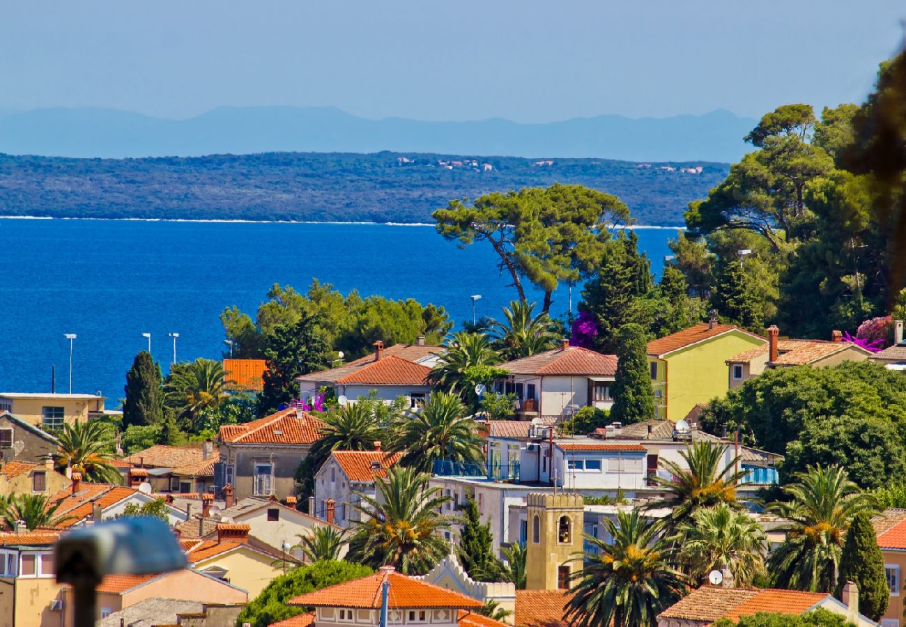 Ferienhaus in Veli Lošinj - Ferienhaus in Veli Lošinj mit Terrasse, Klimaanlage, W-LAN, Waschmaschine (63-1)