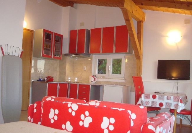 Studio in Tribunj - Studioapartment in Tribunj mit Meerblick, Balkon, Klimaanlage, W-LAN (68-1) Studio in Tribunj - Studioapartment in Tribunj mit Meerblick, Balkon, Klimaanlage, W-LAN (68-1)