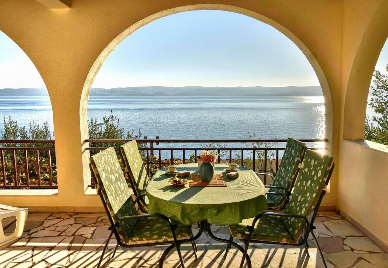 Ferienwohnung in Pisak - Ferienwohnung in Pisak mit Meerblick, Terrasse, Klimaanlage, W-LAN (77-2)