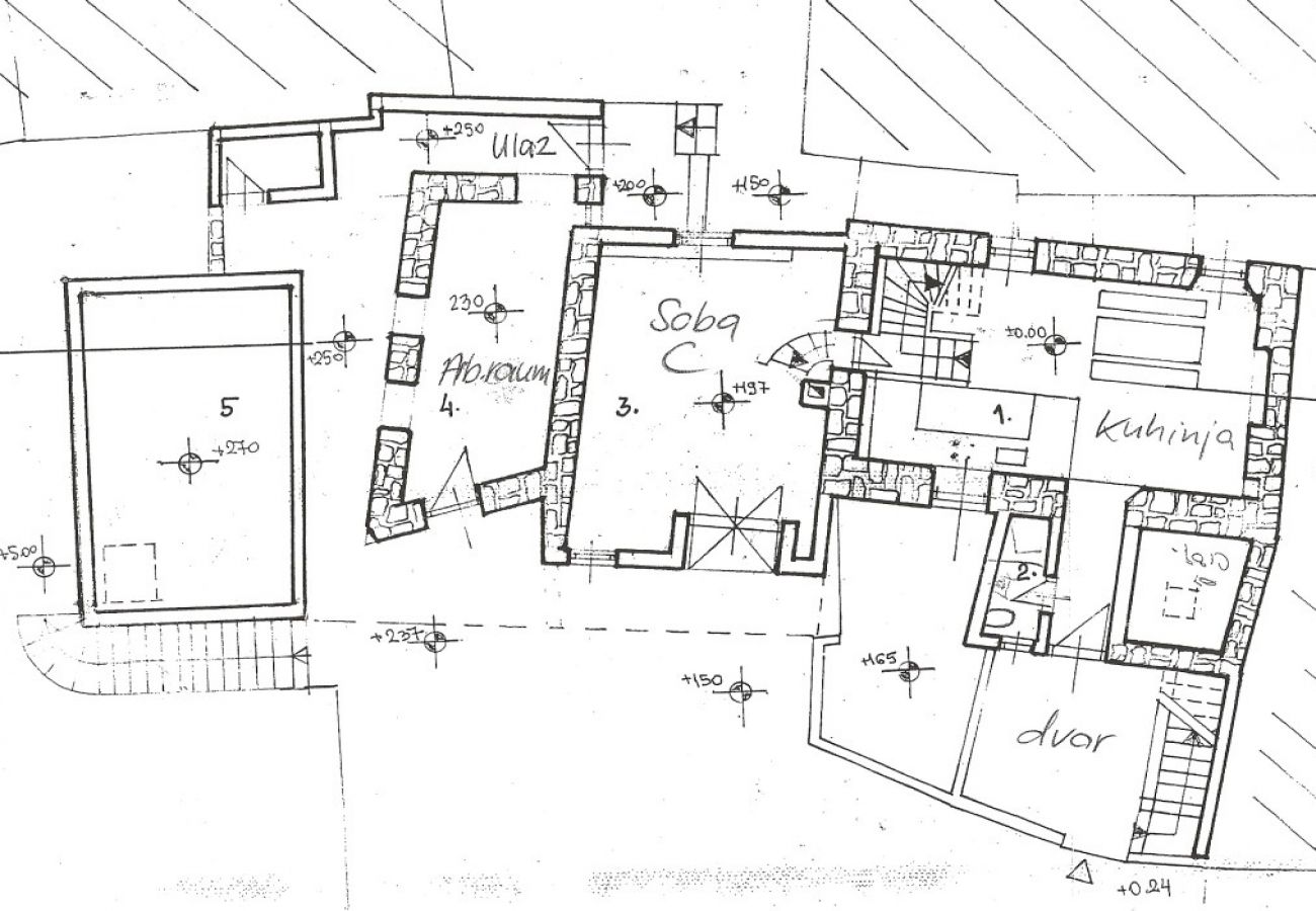 Ferienhaus in Pisak - Ferienhaus in Pisak mit Terrasse, Klimaanlage, W-LAN, Waschmaschine (95-1)