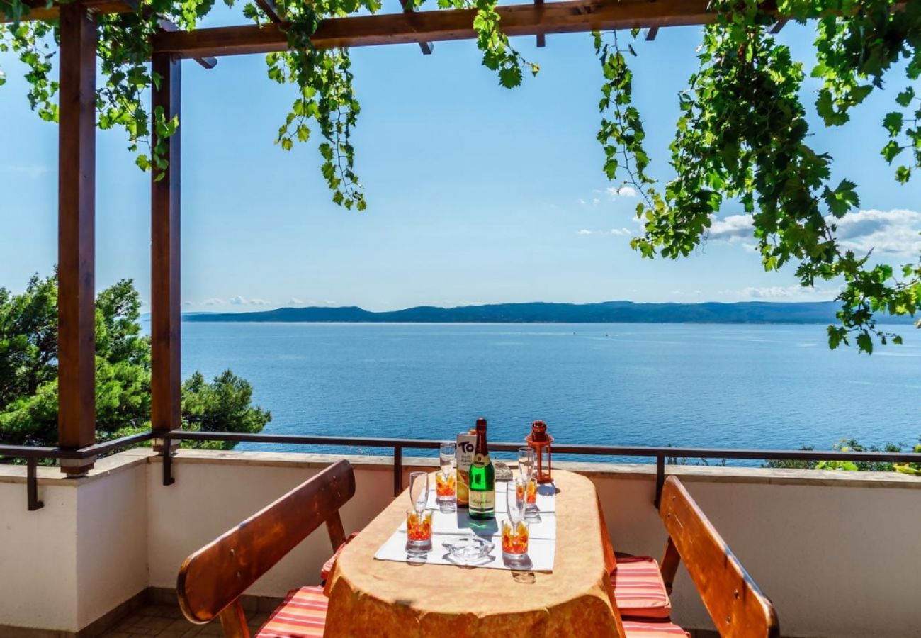 Ferienwohnung in Pisak - Ferienwohnung in Pisak mit Meerblick, Terrasse, Klimaanlage, W-LAN (102-4)