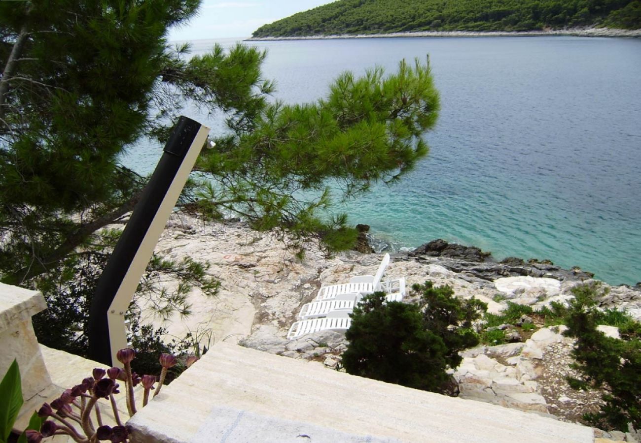 Ferienwohnung in Vela Luka - Ferienwohnung in Tri Porte (Potirna) mit Meerblick, Terrasse, Klimaanlage, W-LAN (5208-2)