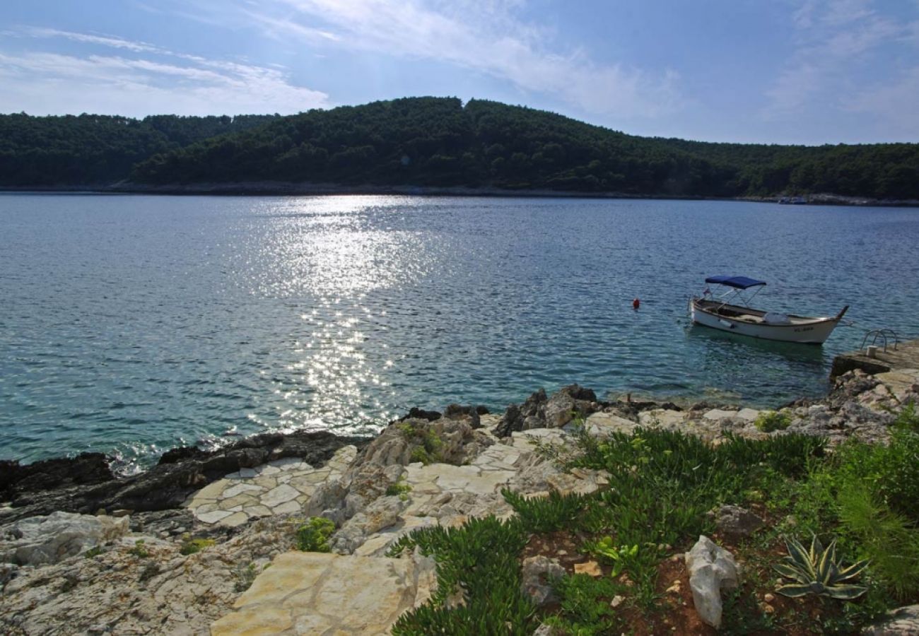 Ferienwohnung in Vela Luka - Ferienwohnung in Tri Porte (Potirna) mit Meerblick, Terrasse, Klimaanlage, W-LAN (5208-2)