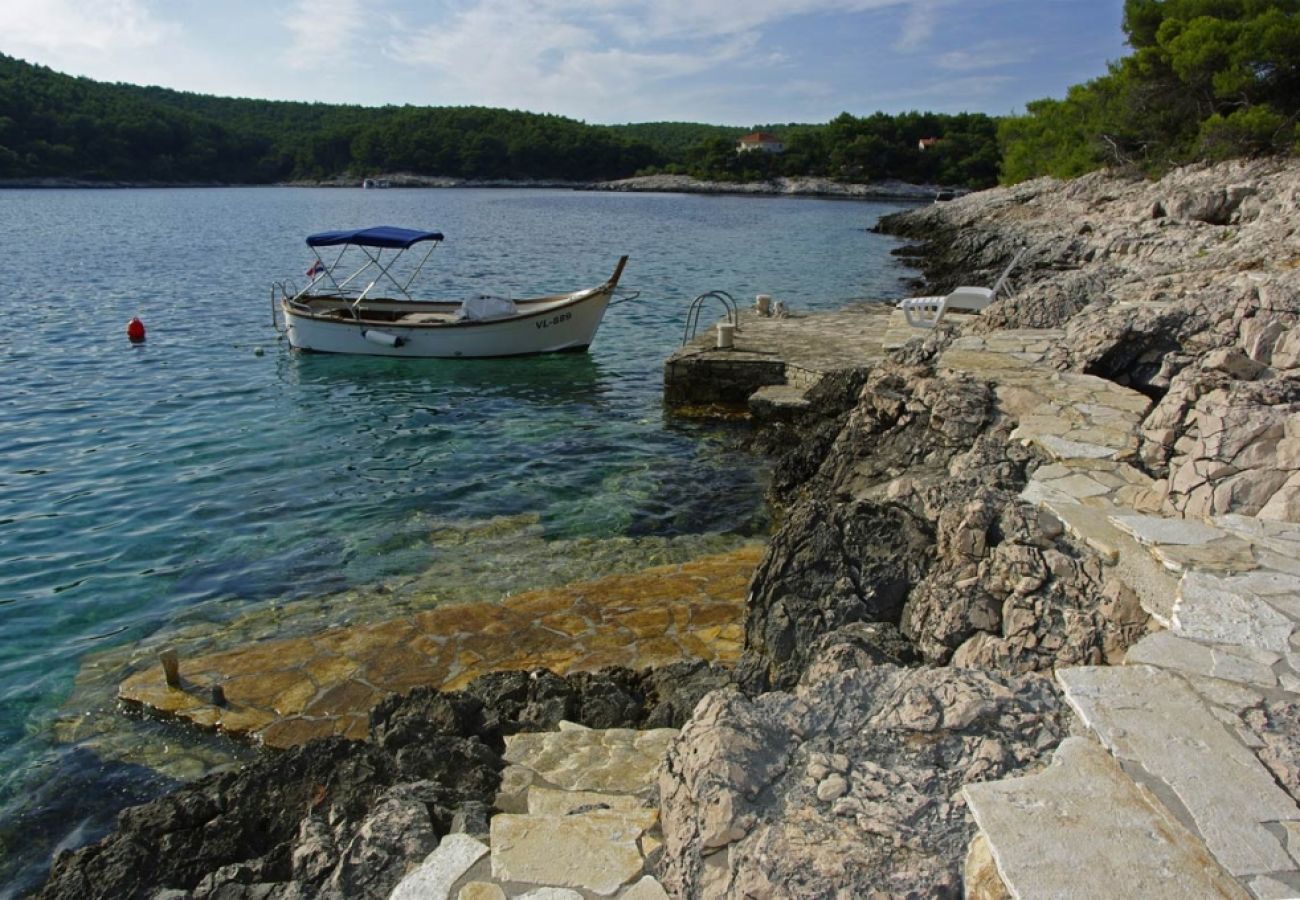 Ferienwohnung in Vela Luka - Ferienwohnung in Tri Porte (Potirna) mit Meerblick, Terrasse, Klimaanlage, W-LAN (5208-2)