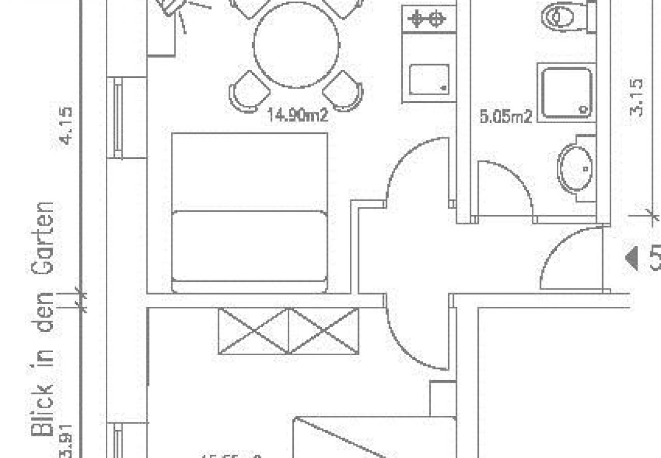 Ferienwohnung in Savudrija - Ferienwohnung in Savudrija mit Meerblick, Terrasse, Klimaanlage, W-LAN (123-4)