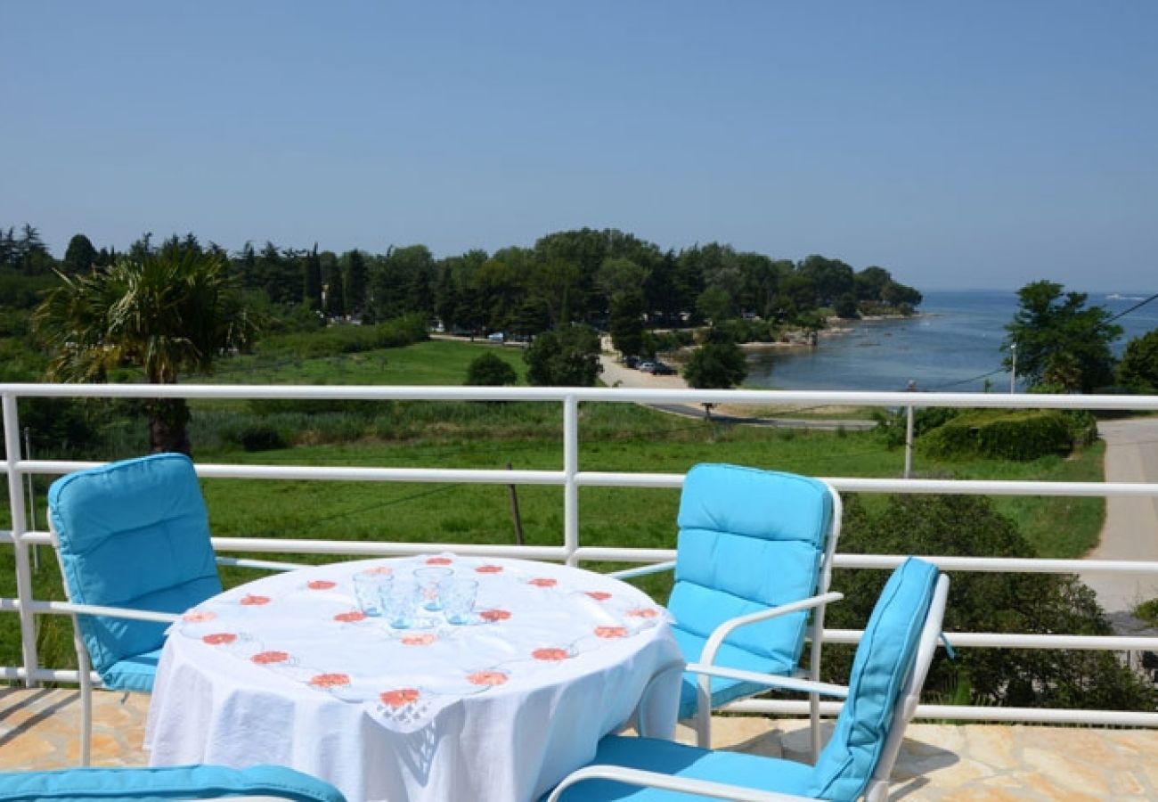 Ferienwohnung in Savudrija - Ferienwohnung in Savudrija mit Meerblick, Terrasse, Klimaanlage, W-LAN (123-6)