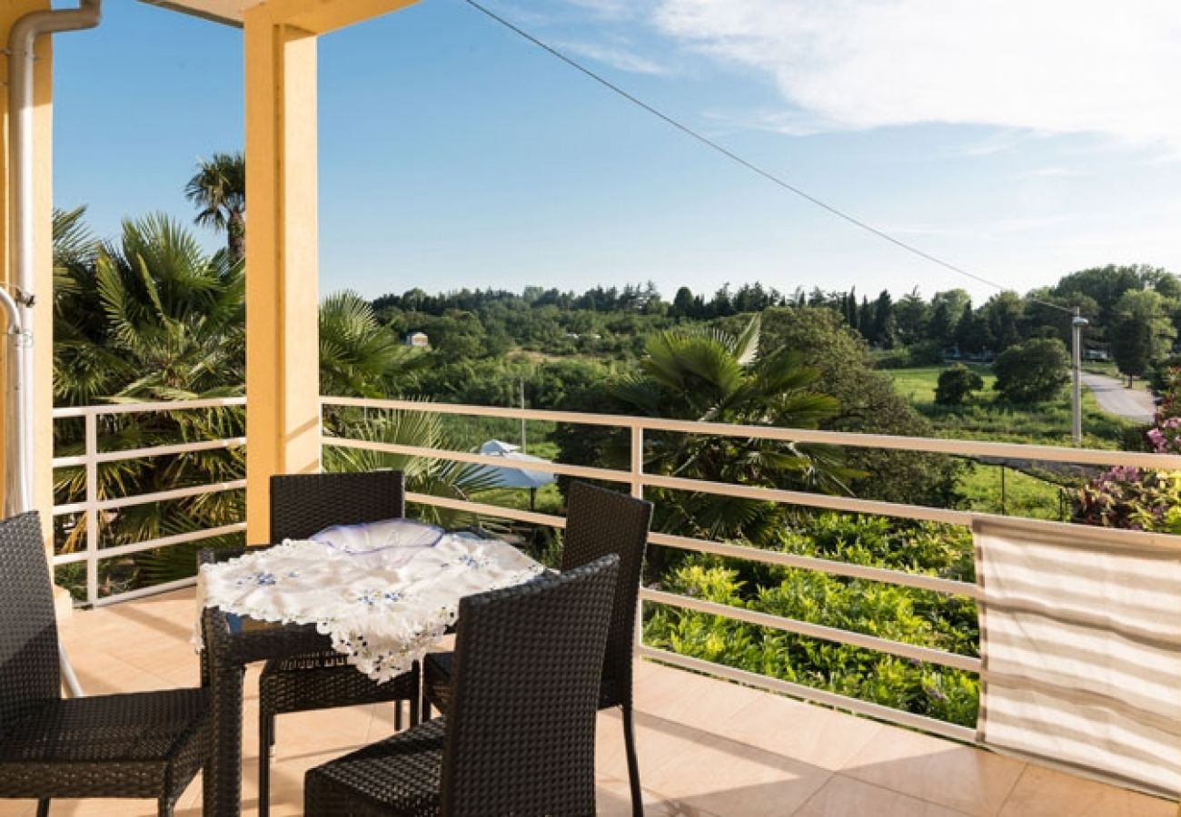 Ferienwohnung in Savudrija - Ferienwohnung in Savudrija mit Meerblick, Terrasse, Klimaanlage, W-LAN (123-9)