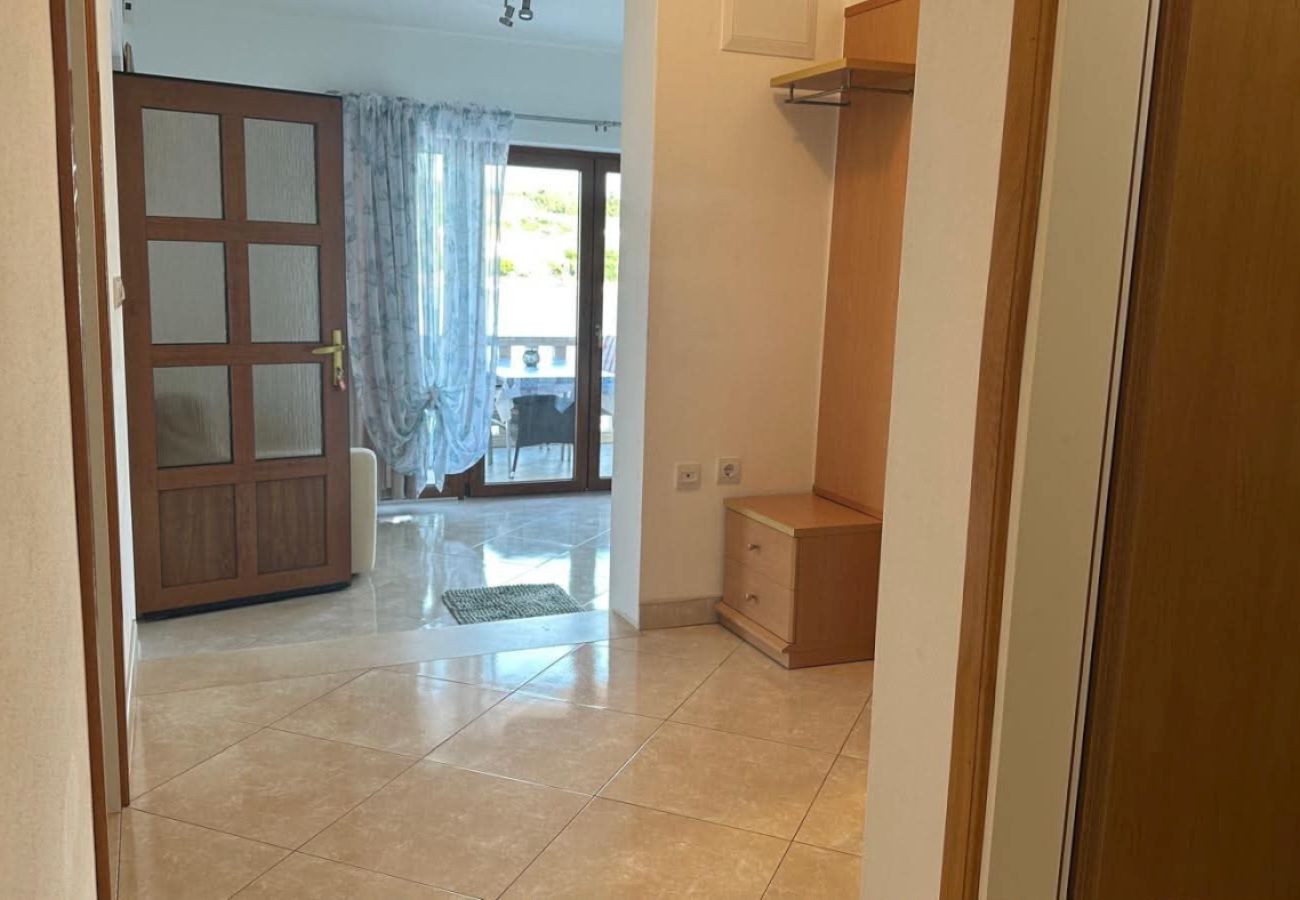 Ferienwohnung in Lumbarda - Ferienwohnung in Lumbarda mit Meerblick, Terrasse, Klimaanlage, W-LAN (128-1)