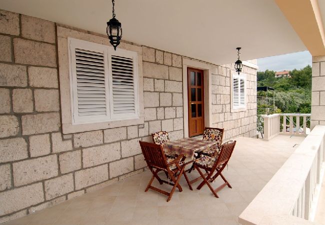 Ferienwohnung in Lumbarda - Ferienwohnung in Lumbarda mit Meerblick, Terrasse, Klimaanlage, W-LAN (128-2) Ferienwohnung in Lumbarda - Ferienwohnung in Lumbarda mit Meerblick, Terrasse, Klimaanlage, W-LAN (128-2)